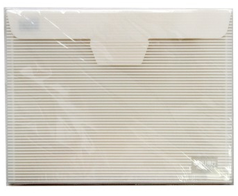 得力(deli) 5508 插口式文件袋 白色 10只裝